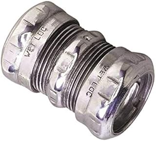 Halex 26261 Electrical Metallic Tube (EMT) Rain Tight Coupling, 1/2