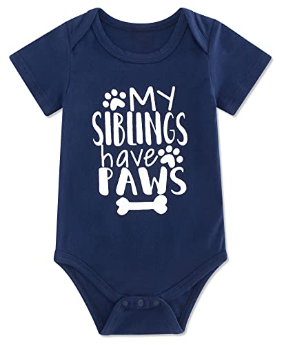 Image of Funnycokid Baby Boys Girls Bodysuit Funny Newborn Romper 0-12 Months | Short Sleeve Infant Neutral Outfits