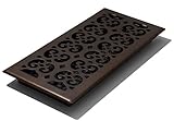 Decor Grates SPH614-RB Scroll Floor Register, 6-Inch by 14-Inch, Rubbed Bronze