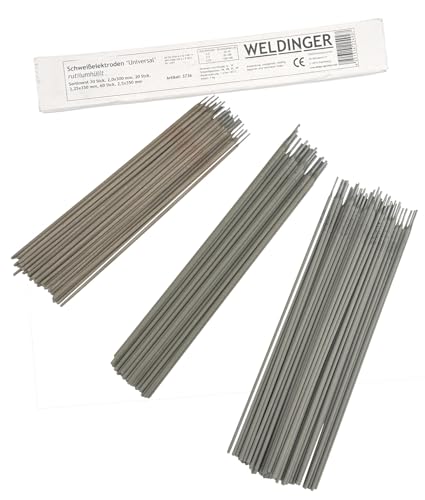 WELDINGER Sortiment 2 0/2 5/3 25 mm Universal Schweißelektroden (Stabelektroden auch verzinkter Stahl)