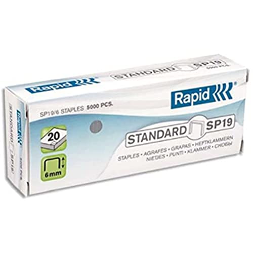 Agrafeuse Rapid Maxi SP sans effort pour assembler 20 feuilles avec boîte d'agrafes SP 19/6 - 5