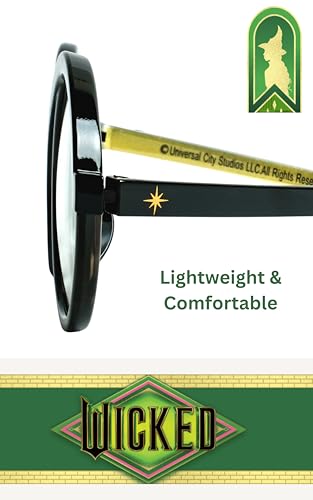 Sun-Staches Wicked Official Elphaba Glasses | Costume Eyewear Accessory | Adult and Child Size3