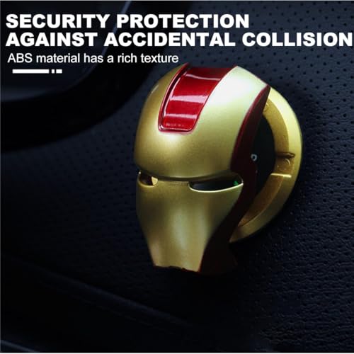 Auto Startknopf Abdeckung, 2 STK Ein Knopf Start Taste Deckel Trimmen, Motor Zündschalter Dekorative Abdeckung, Start-Stopp-Schalter Knopf Ersetzen, Auto Innendekoration Zubehör