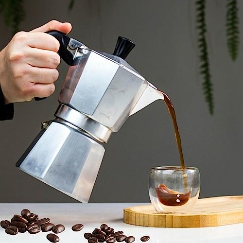 Cafeteira Italiana Alumínio Fogão 6 Xícaras Original 300ml