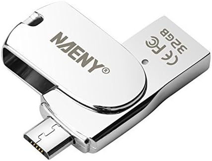 OTG Dual USB Thumb Drive 32GB for Android Cell Phones, Car DVD Players, PCs, USB Flash Drive