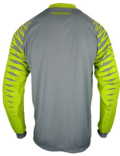 Vizari Camisa masculina de goleiro de futebol Corsica GK com cotovelos acolchoados