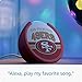 Amazon Echo Pop (newest model) | Officially Licensed NFL Limited-Edition | San Francisco 49ers ('25-26 Season Design)