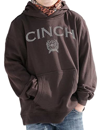 Cinch Boy's Brown Hoodie Brown S