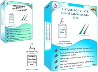 Dental Lab Super Glue Adhesive Instant Bonding - Gel (2oz)