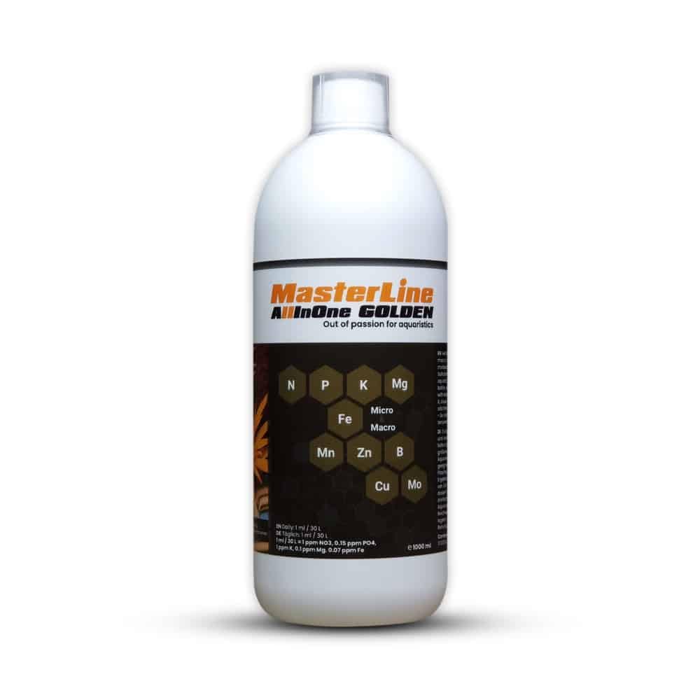 MASTERLINE All in One Golden Fertiliser with Superior Fertiliser Formula for Aquarium Plants