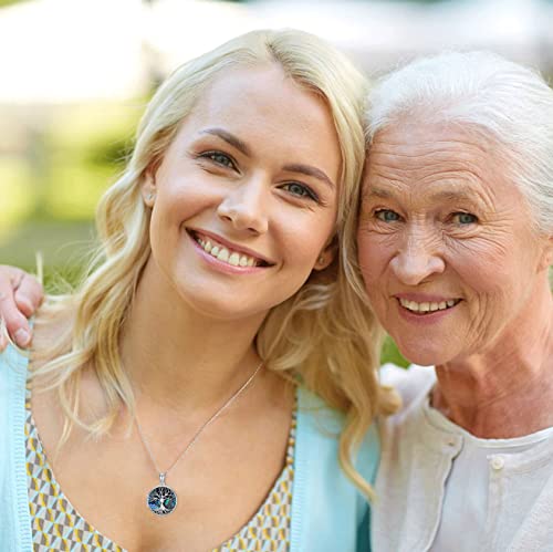 MUUYON Collana con urna albero della vita per