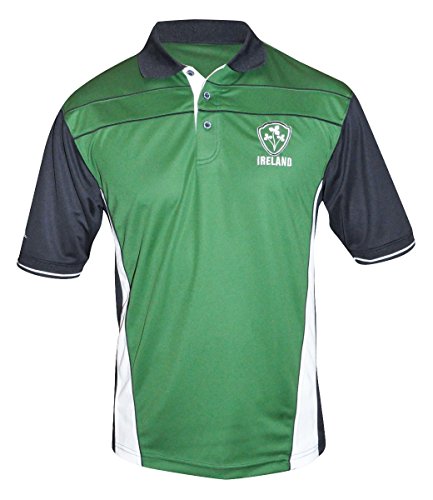Croker Ireland Performance Shirt (X-Large), Green, Black and White, Green, Black & White