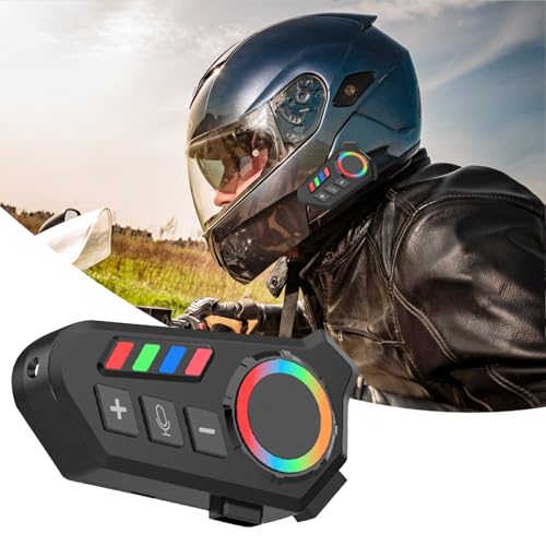 Intercomunicador de motocicleta impermeable que elimina el ruido del viento 2