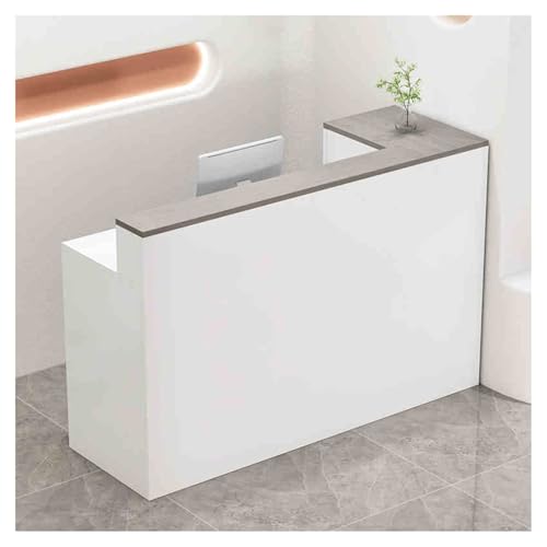 Escritorio moderno para salón y restaurante, mesa de caja registradora Slish para estadísticas de recepción al por menor con diseño