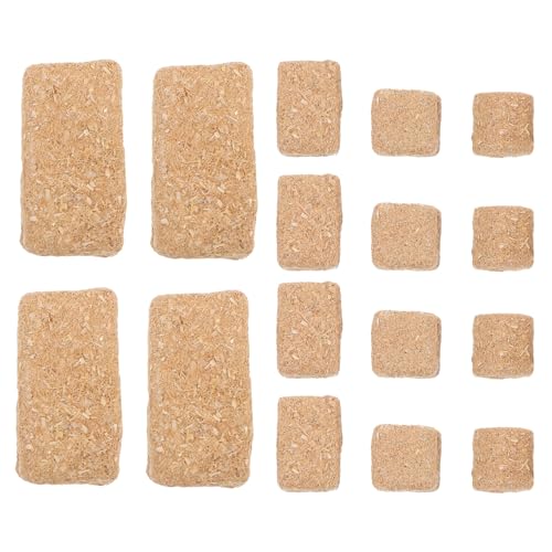 Bottes de foin miniatures réalistes en bois pour décoration de grange miniature