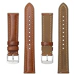 BISONSTRAP Retro Leather Watch Straps for Men, Oil Waxed Calfskin Replacement Band, Quick Release, Band Width 18mm 19mm 20mm 22mm - Image 3