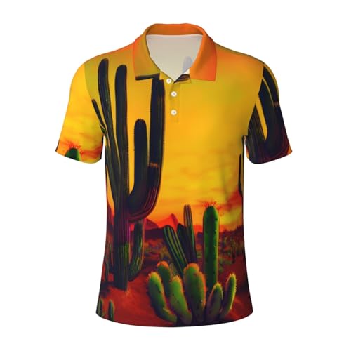 Chemise imprimé cactus désert pour homme idéale pour l'été