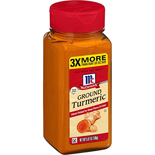 Mccormick Ground Turmeric (Keto Friendly), 5.87 Oz #TOP26