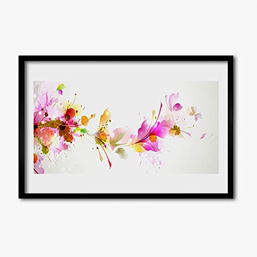 Cadre de salon moderne Tulup 60x40 cm pour illuminer vos murs avec une affiche abstraite