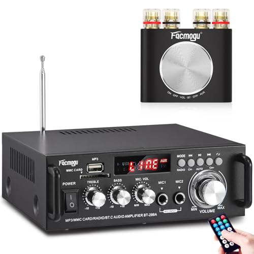 Facmogu 298A M6 Dual Channel HiFi Bluetooth Amplifier