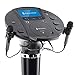 Singing Machine iSM1030BT Bluetooth Karaoke Pedestal, Karaoke Machine with Speakers, Black