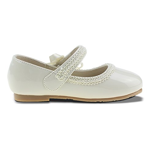 Kid Girl's Uniform Dress Marry Jane Ballerina Flats (Toddler/Little Kid)4