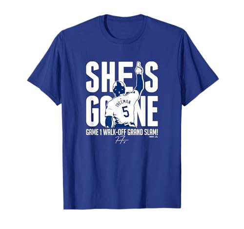 Freddie Freeman She Is Gone Walk-Off Grand Slam MLB Players T-Shirt