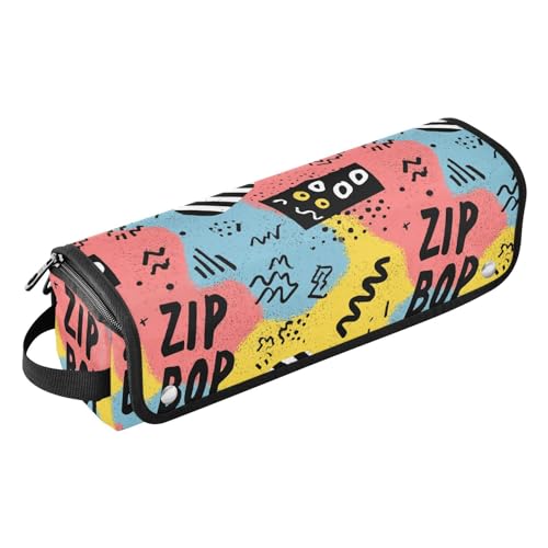 Bolsa de viaje Zip Bop Graffiti Colorful para herramientas de cabello como plancha, rizador y secador, para mujer, resistente al calor y al agua, con gran capacidad