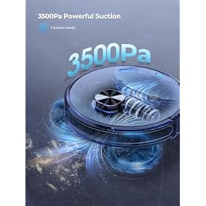 Robot Vacuum, 3 in 1 Robotic Vacuum Cleaner with Self-Emptying Station for 60 Days, LiDAR Navigation, 3500Pa Suction, WiFi/APP/Alexa, Ideal for Pet Hair, Carpet and Hard Floor Robot Vacuum 3 in 1 Robotic Vacuum Cleaner with Self Emptying Station for 60 Days LiDAR Navigation 3500Pa Suction WiFiAPPAlexa Ideal for Pet Hair Carpet and Hard Floor