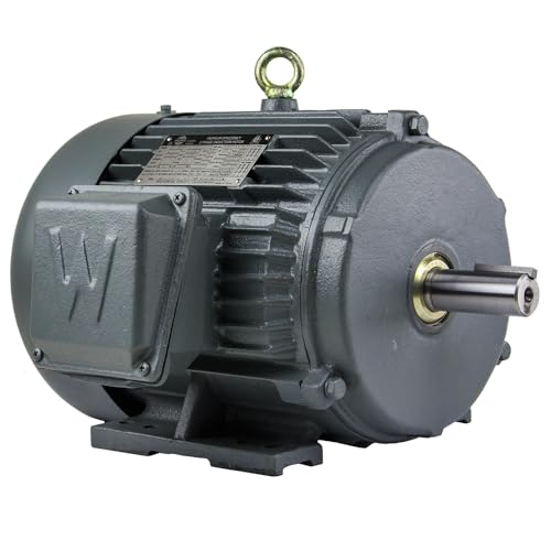 WorldWide Electric Corporation Worldwide Electric Motor PEWWE5-36-184T, PREM EFF, TEFC, Rigid, 3 PH, 184T, 208-230/460V, 6 FLA