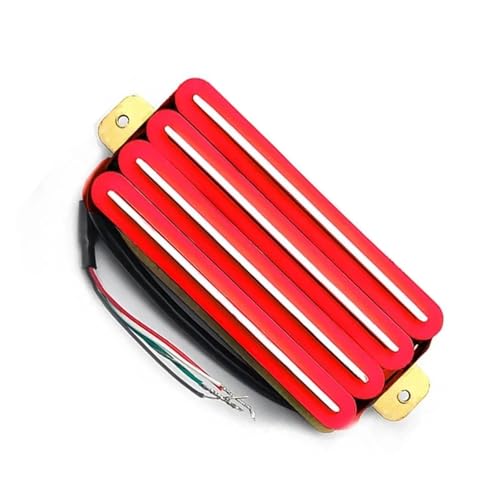 Micro rail rouge à haut rendement pour guitare électrique débutant et adulte
