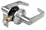 Dynasty Hardware OAK-30-26D Okamont Commercial Privacy / Bathroom Door Lever ADA Approved, Brushed Chrome (Privacy)