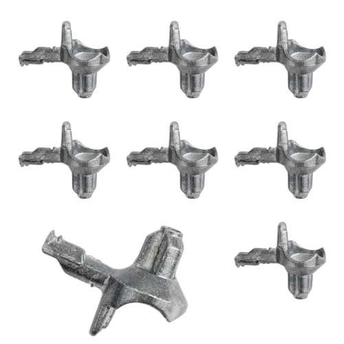 Bodenträger 131372 passend als Ersatzteil für IKEA BILLY Regal Regalbodenträger Aktuelle Serie 3mm (8 Stück)