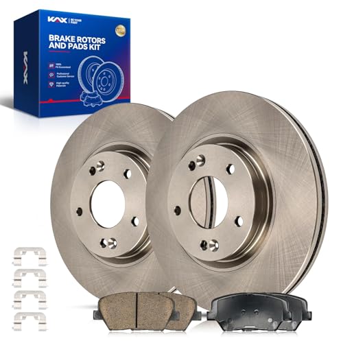 Image of KAX Front Brake Kit, OE Brake Rotors and Brake Pads Fits Sorento, Santa Fe