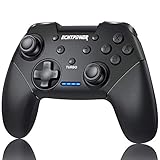 2.Präzise Bewegungssteuerung: Die Bewegungssteuerungsfunktion mit 6-Achsen-Sensor bietet ein präzises Spielerlebnis für Nintendo-Bewegungssensorik und ist mit wie The Legend of Zelda, Splatoon 2, Mario Kart 8 Deluxe, Super Mario Odyssey usw. perfekt kompatibel. Der Druckpunkt der einzelnen Bedienelemente von Controller ist sauber und direkt.