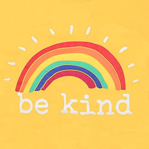 Be Kind Tshirts for Women Rainbow Graphic Short Sleeve Inspirational Shirt Funny Casual Tee Shirts Light Purple3