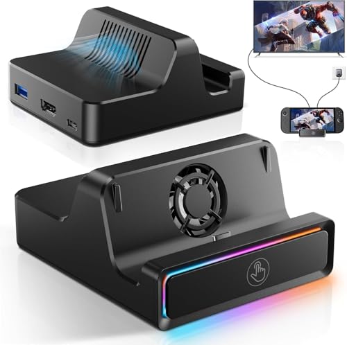 �Ή� Switch 2�h�b�N�u4K@60Hz�Ή�, ��p�t�@���t���v Nintendoo Switch 2 ��p�h�b�N�CHDMI ���ڂ�TV�o�� & HDMI�ϊ��A�_�v�^�[& �y�ʉ� & �����\�`�b�v & �x���Ȃ�