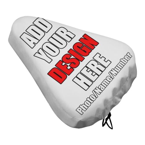 Custom Waterproof Bike Seat Cover White