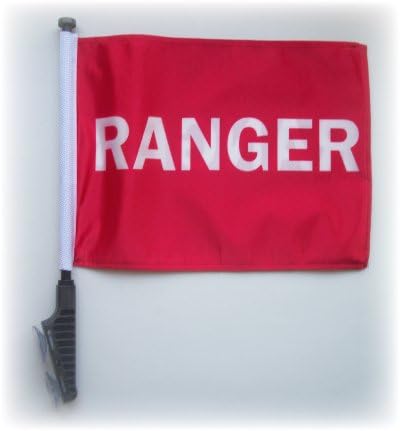 Ranger Golf Cart Flag EZ Stick On & Off Suction Cup Bracket