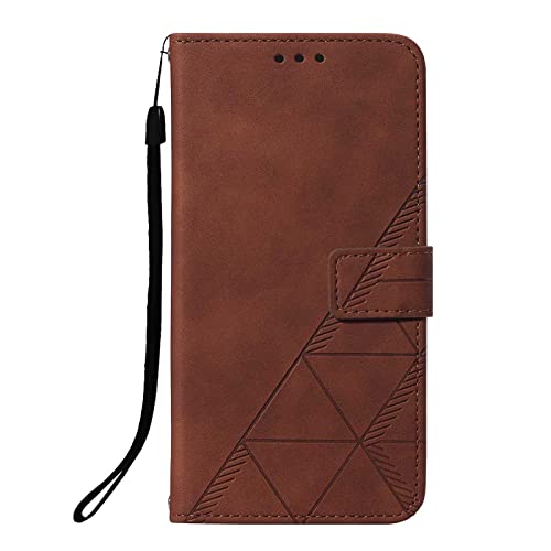 GYHOYA Case for Samsung Galaxy A11 Wallet Case with Card Holder Leather with Kickstand Phone Case Durable Magnetic Closure Shockproof Protective Cover for Samsung Galaxy A11 Brown YBS