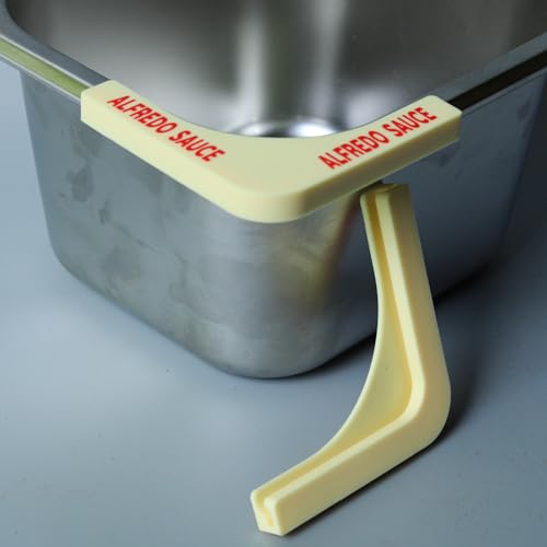 Culinary ID�o���h Alfredo �\�[�X�p�����x�� �V���R���R�[�i�[���x�� �t���p 1/2 1/3 1/6�T�C�Y�p�� �H�i�O���[�h �ϔM �����ƃv���X�`�b�N�̃t���C�p���Ƀt�B�b�g