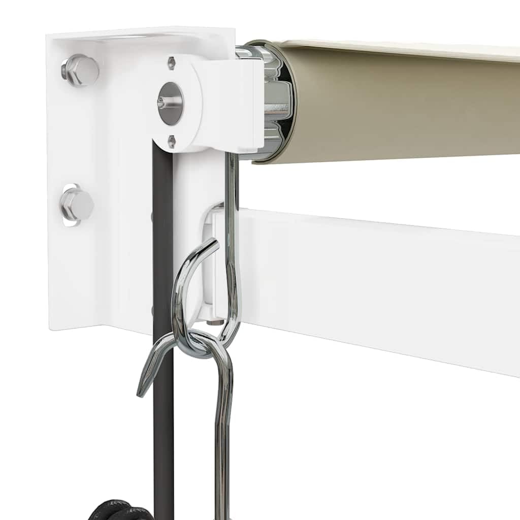 vidaXL Toldo Retráctil Automático, Toldo Eléctrico con Motor, Sombrilla Colgante de Pared, Toldo para Balcón Patio Tienda, Color Crema 3x2,5 m