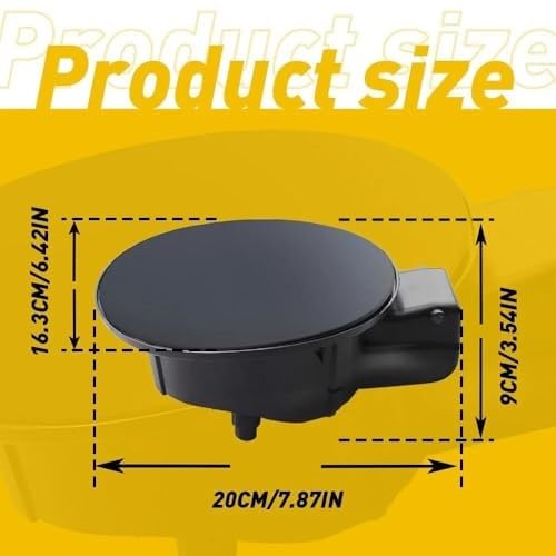 Zapyvet, For Vw, For Polo, 2011 2012 2013 2014 2015 2016 2017 2018 2019 Coperchio Sportello Serbatoio Carburante 6R0809857 Tappo Del Serbatoio Dell'auto - 3