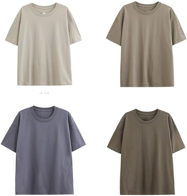 Outdoor Cotton Sports Round-Neck Short-Sleeved Casual Breathable Sweat-Wicking T-Shirt Comfortable Versatile Vest