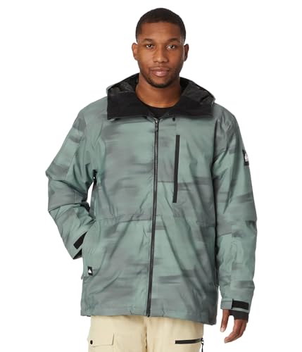 Veste de snowboard Quiksilver Mission homme manteau ski chaud imprimé hiver