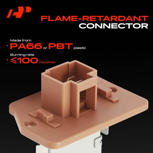 Image of A-Premium Manual HVAC Blower Motor Resistor Compatible with Hyundai & Kia | for Elantra 2014-2019, Soul 2014-2019, Elantra GT 2013-2019