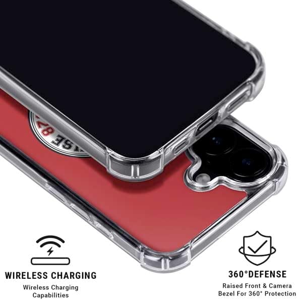 Skinit Clear Phone Case Compatible with iPhone 16 - Officially Licensed Disney Mickey Mouse All Star 1928 Design