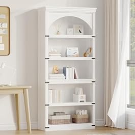 GarveeHome Arched Bookcase...