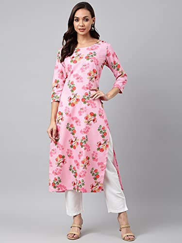 Image of ANNI DESIGNER Crepe Women's Regular Kurta