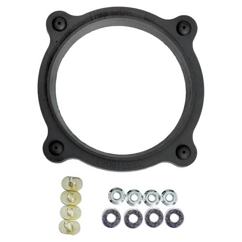 Image of VR Toilet Floor Flange Seal and Mounting Kit Compatible with Dometic Sealand VacuFlush 506+ 510+ 511H 706 806 2010 2011 606 647 648 709 1006 1008 1047 1048 Replaces Part 385310063